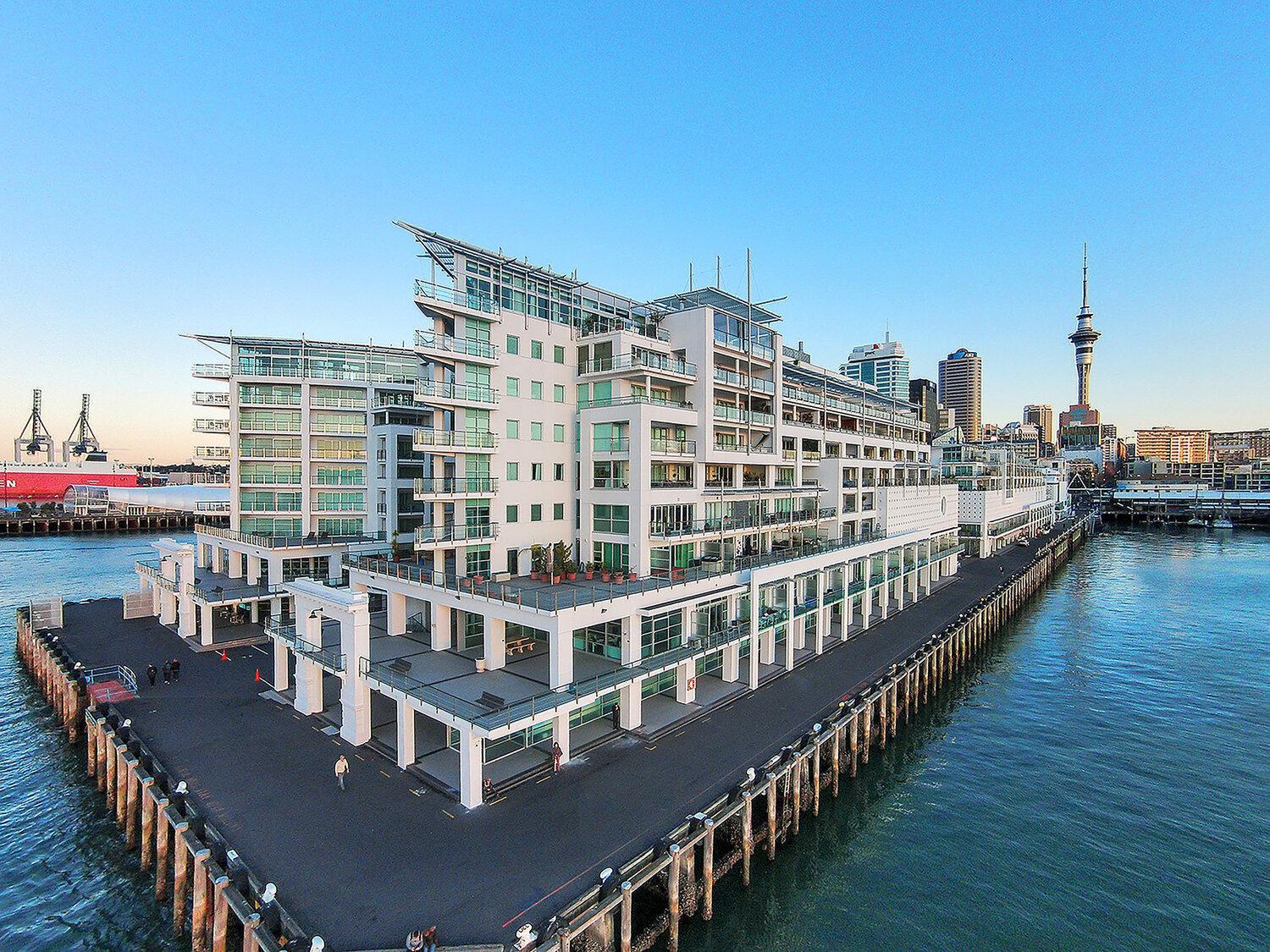 Waterfront Seaview Hotel Apartment - Same Building Block As Auckland Hilton Exterior foto